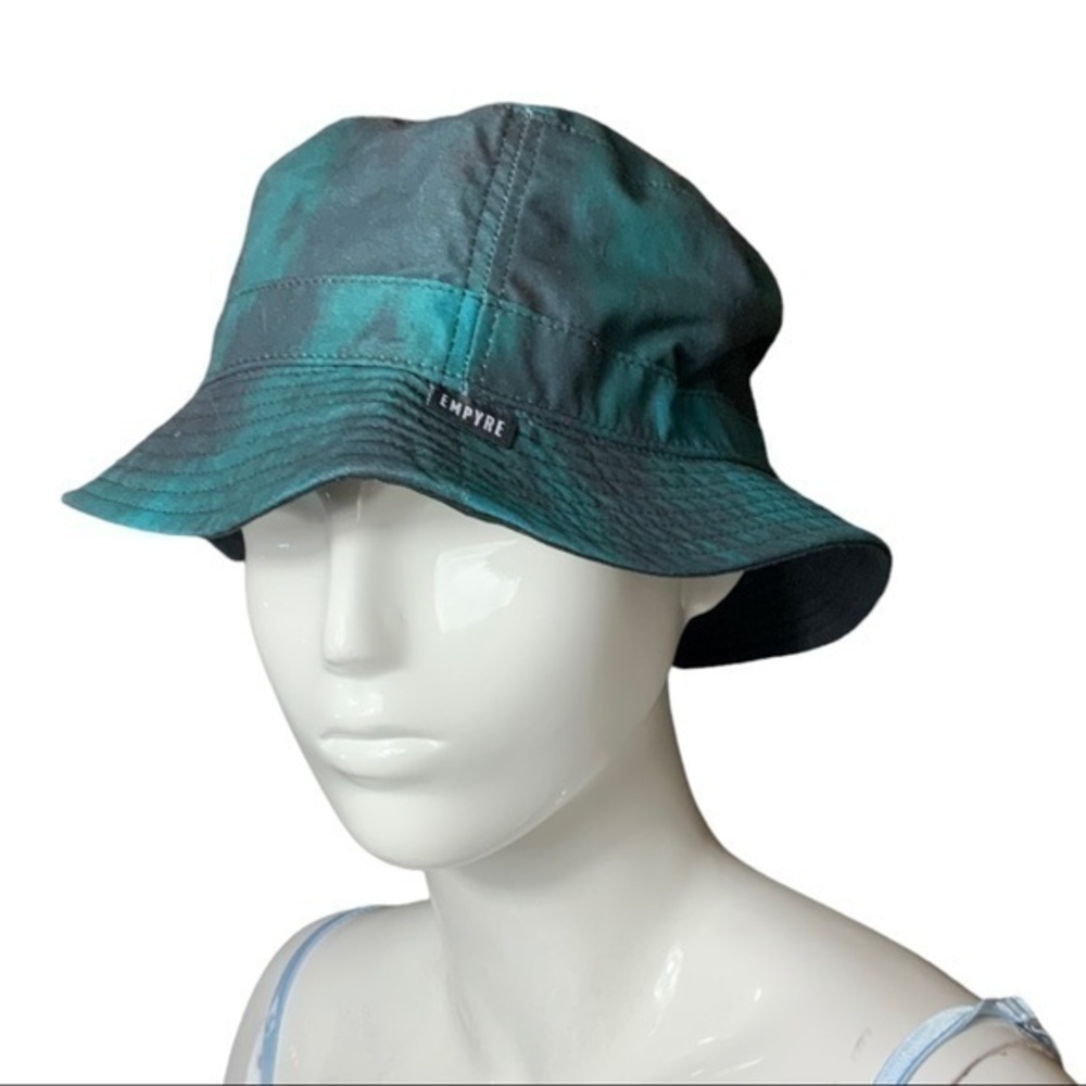 Empyre‎ Bucket Hat Cap Black Green Old School 90's Gorpcore